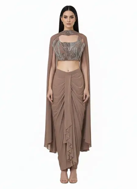 AD Lycra With Embroidery Work Party Wear Indowestern Bulk Orders In India